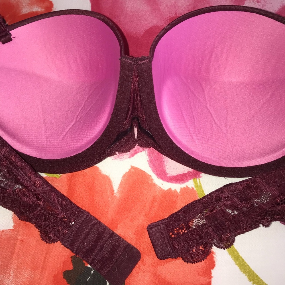 Vs Pink Date Multi-Way Lace Push Up Bra - image 8